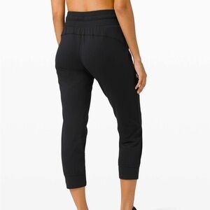 Black lululemon Ready to Rulu High Rise Cropped Jogger